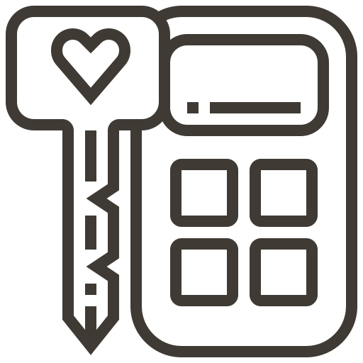 Accessories, automobile, car, key, remote, security, service icon
