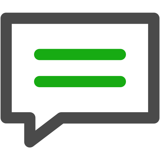 Bubble, chat, message, speech icon