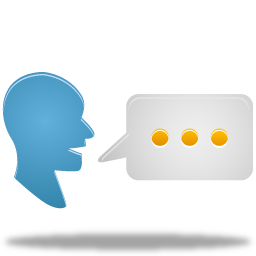 Translate, chat, talk, speak icon