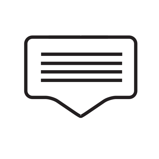 Message, chat, talk icon