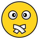 Emoji,Face,No,Talk