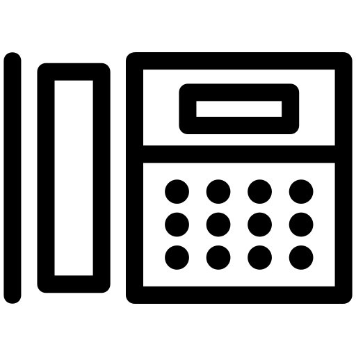 Telephone, call, support, communication, business, phone icon