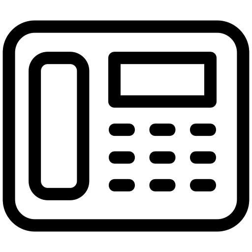 Telephone, call, support, communication, business, phone icon
