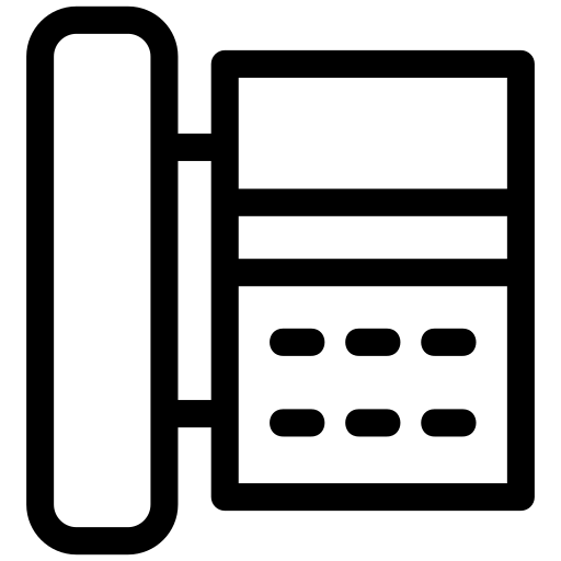 Telephone, call, support, communication, business, phone icon