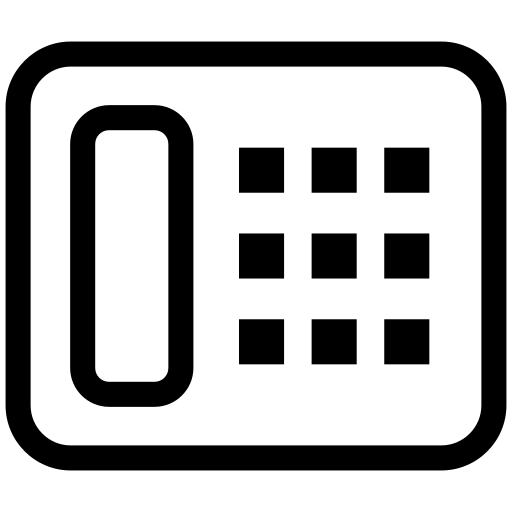 Telephone, call, support, communication, business, phone icon