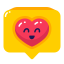 Chat,Heart,Like ok 