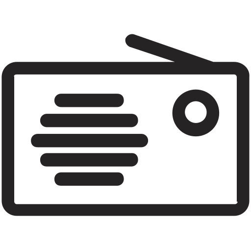 Radio, communication, talk icon
