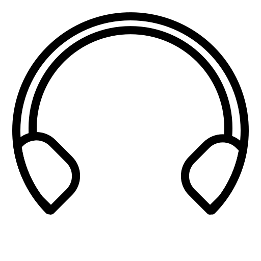 Audio, headphones, headset, speaker icon