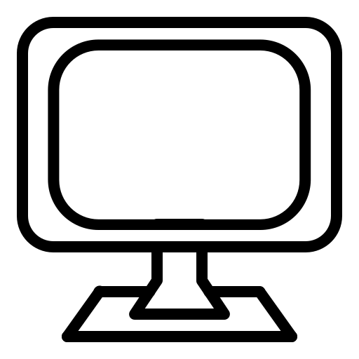 Computer, cpu, pc, screen icon