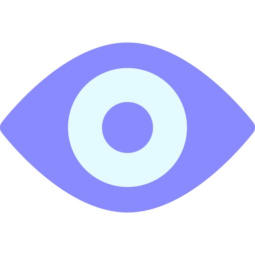 Basic, eye, view, watch icon