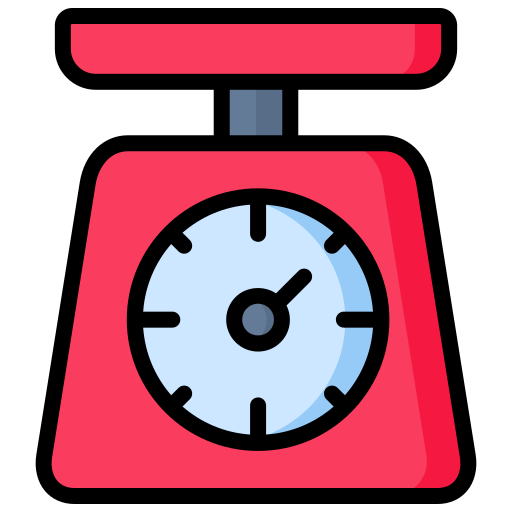 Kitchen, utensils, scale, appliance, weight icon