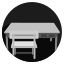 School Glyph Grey Scale icon 64x64