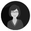 School Glyph Grey Scale icon 64x64