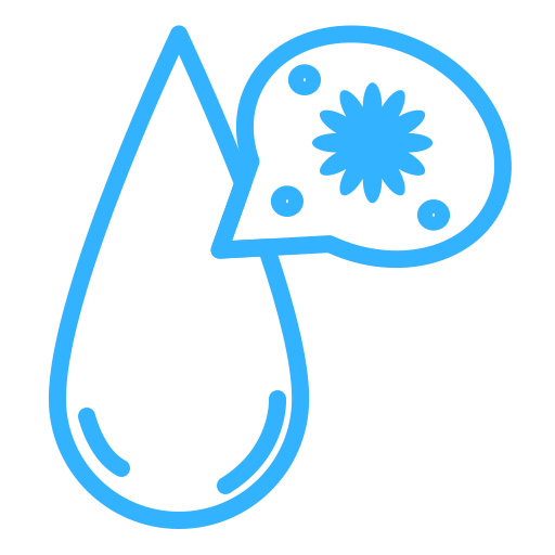 Water, infect, virus, sea, drop icon