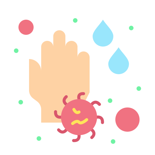 Drop, hand, soap, wash, water icon