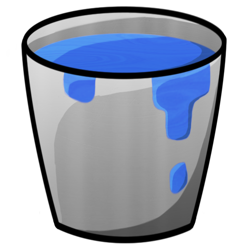 Water, bucket icon