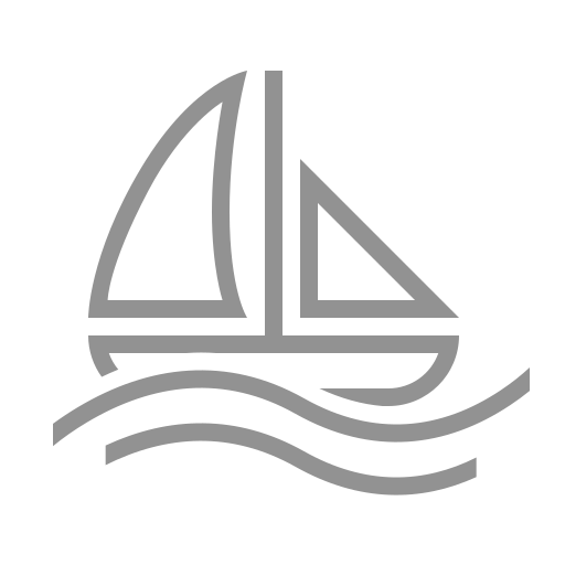 Water, boat, sailing icon
