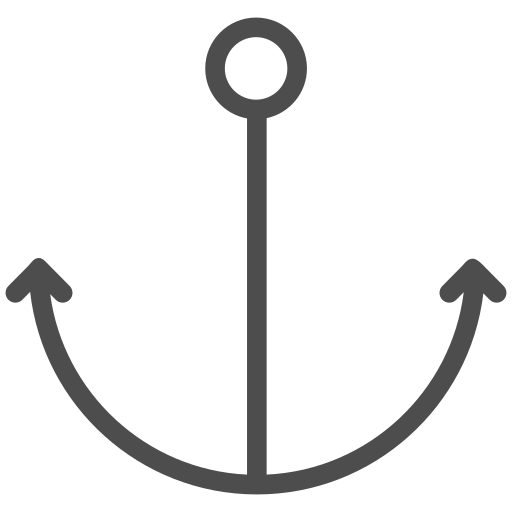 Anchor, boat, cruise, sea, ship, water, yacht icon