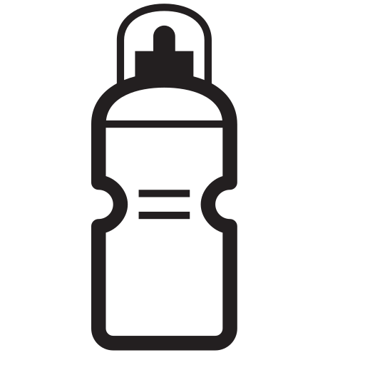 Bottle, fitness, fruit, plastic, water icon