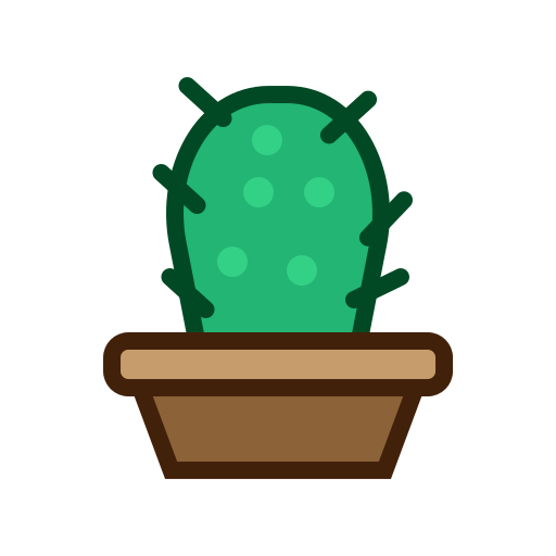 Cactus, furniture, nature, plant, tree icon