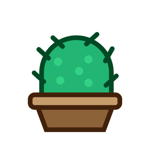 Cactus, furniture, nature, plant, tree icon