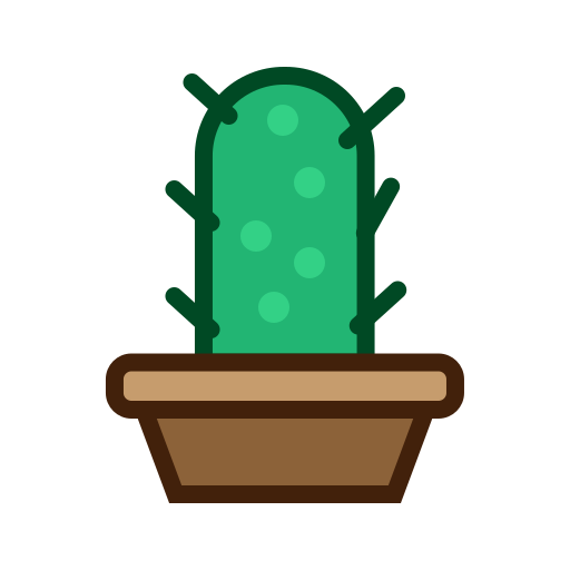 Cactus, furniture, nature, plant, tree icon