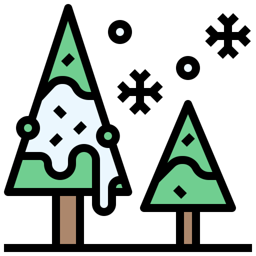 Fir, forest, garden, nature, tree icon