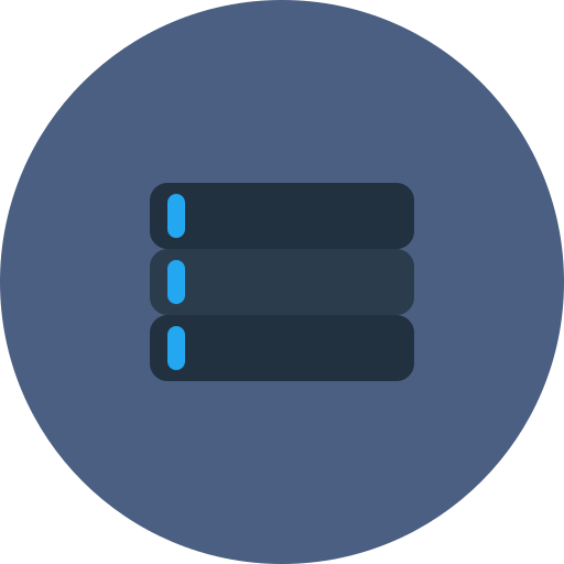 Database, internet, server, storage, web icon