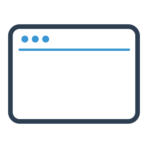 App, application, browser, page, web icon