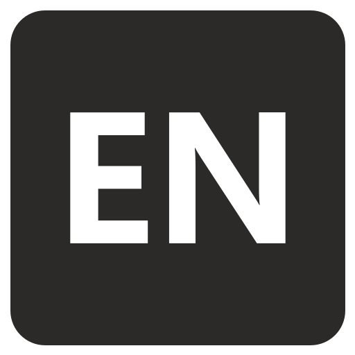 En, language, web icon