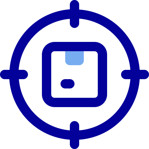 Target, box, delivery, package, goal, corsair, market icon