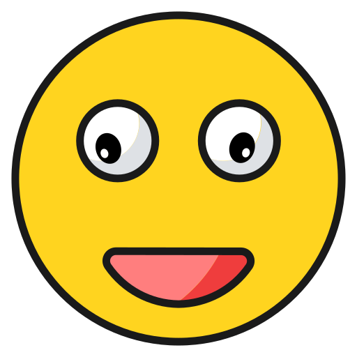 Awkward, emoji, emoticon, shy, surprised icon