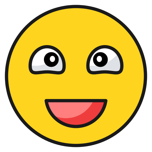 Emoticonawkward, emoji, happy, smile icon