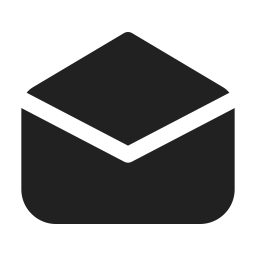 Ic, fluent, mail, read, filled icon