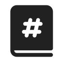 Ic,Fluent,Book,Number,Filled ok 