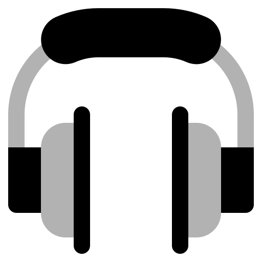 Headset, support, service, communication, assistance icon