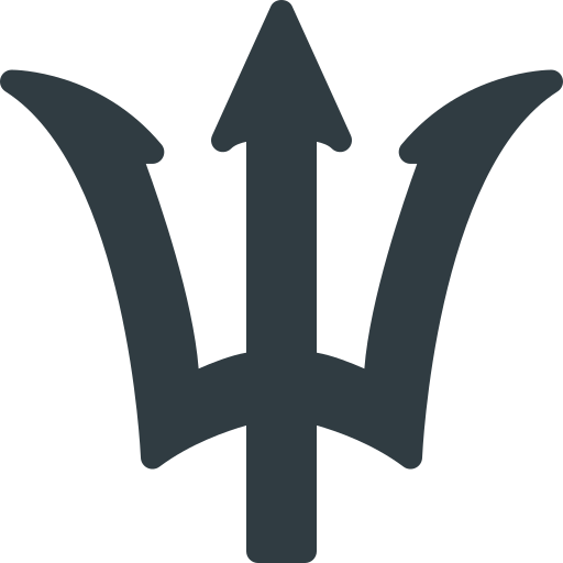 Fork, god, greek, hero, movie, posseidon, water icon