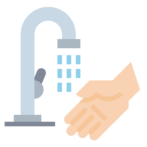 Cleaning, hand, healthy, wash, water icon