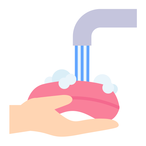 Clean, hands, healthcare, hygienic, soap, washing, water icon