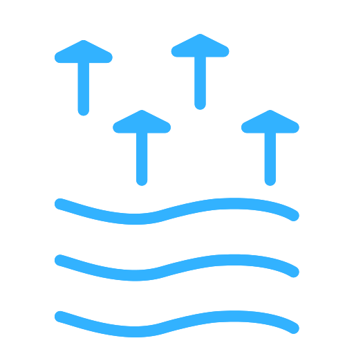 Water, up, arrow, direction, navigation icon