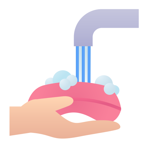 Clean, hands, healthcare, hygienic, soap, washing, water icon