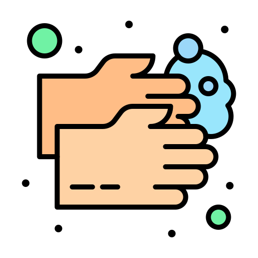 Hand, healthcare, wash, washing, water icon