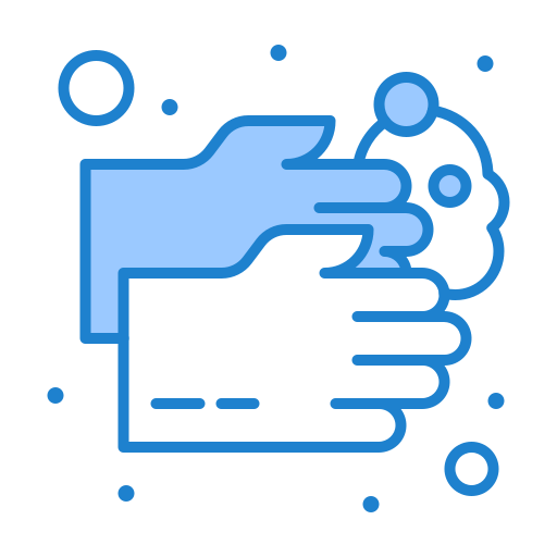 Hand, healthcare, wash, washing, water icon