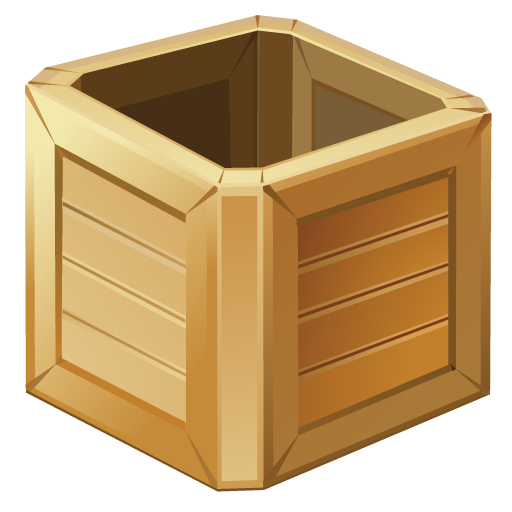 Box, wooden icon