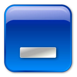 Blue, box icon