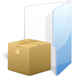 Folder, tar, box, zip icon