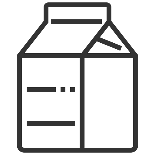 Box, milk, beverage, drink icon
