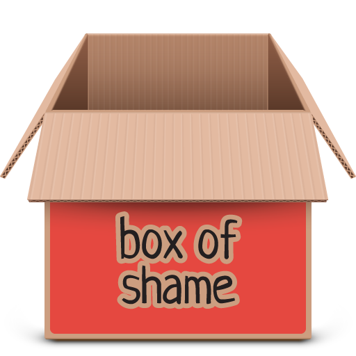 Box, red, soda icon