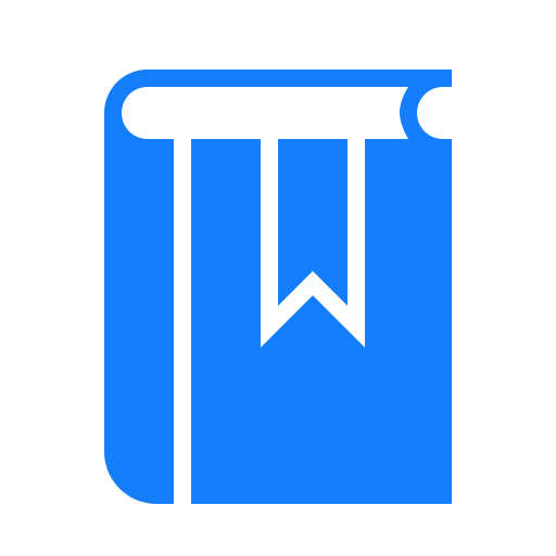 Book, bookmark icon