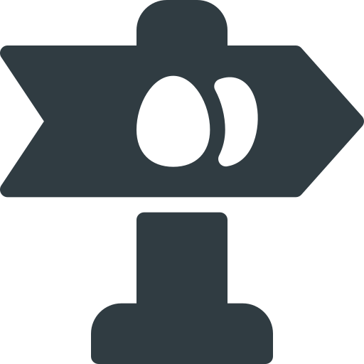Easter, egg, hunt, mark, sign icon